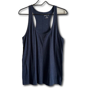 Universal Thread Women's Navy Blue Ribbed Tank Top Size 2XL Workout Layers